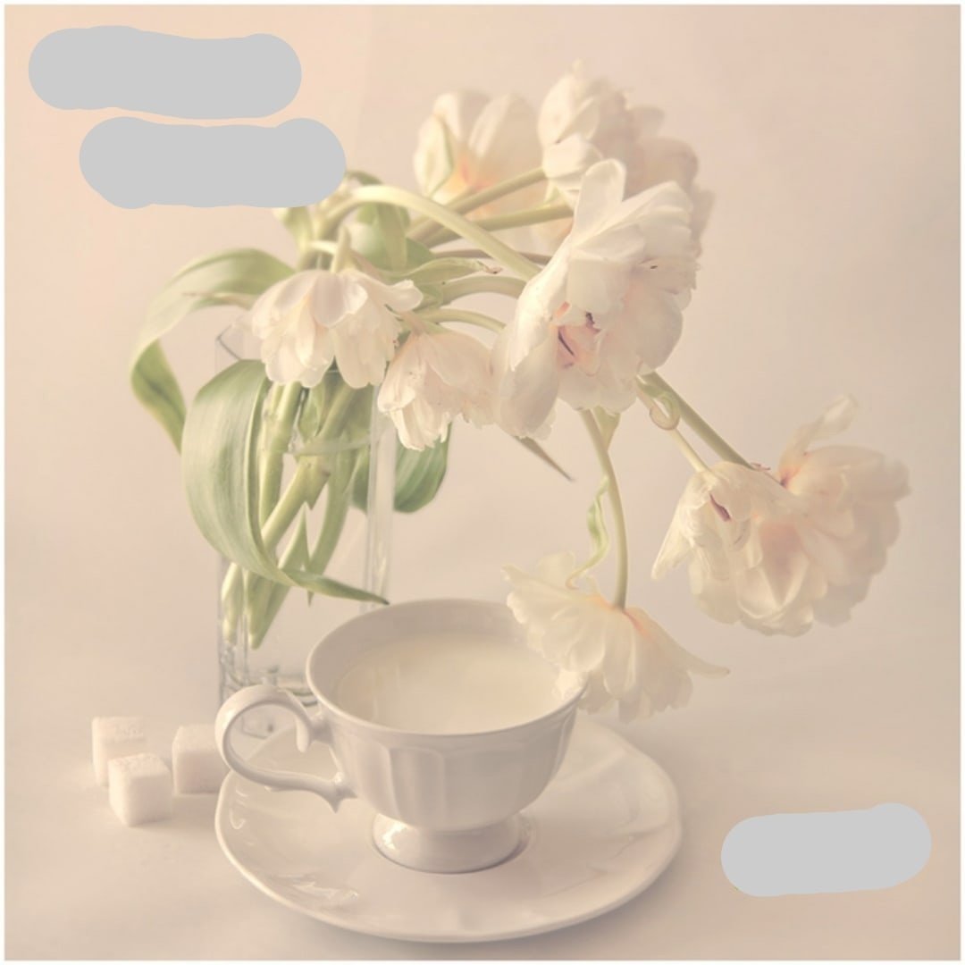 Доброе утро с нежными цветами