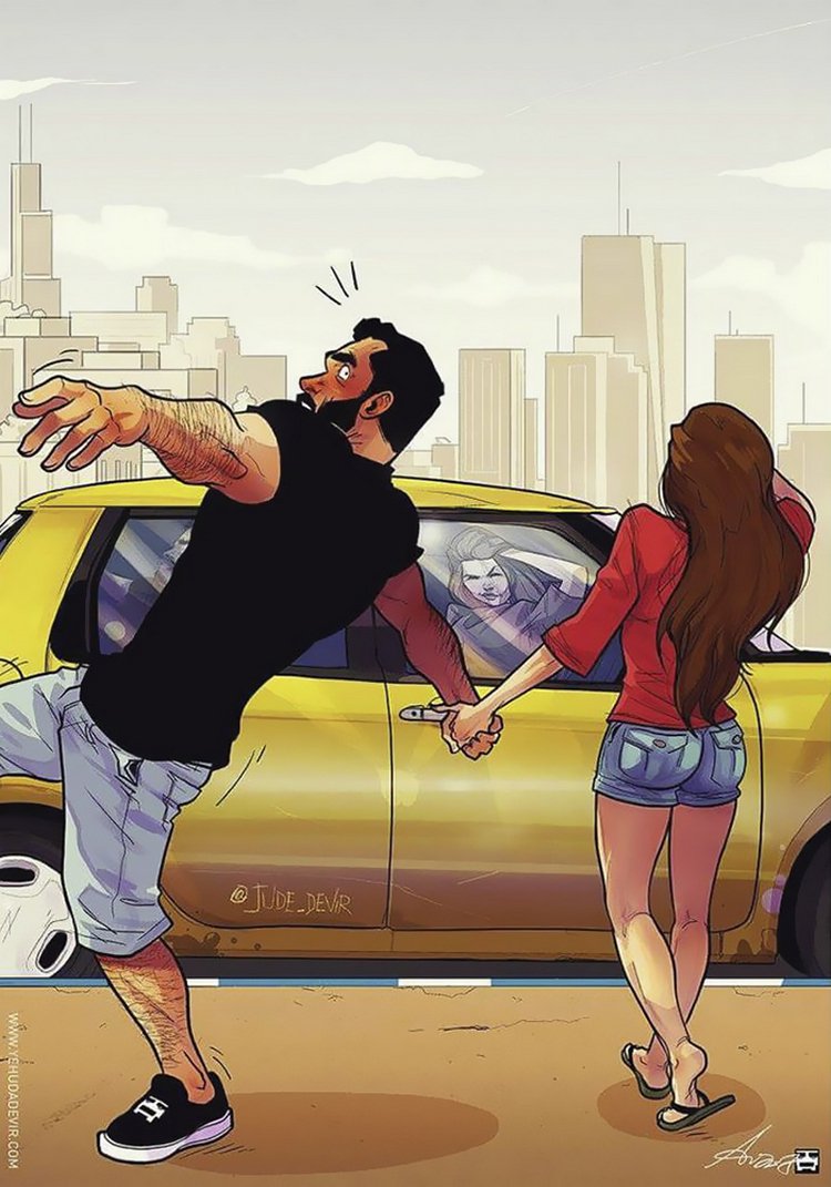 Израильский иллюстратор Иегуда девир