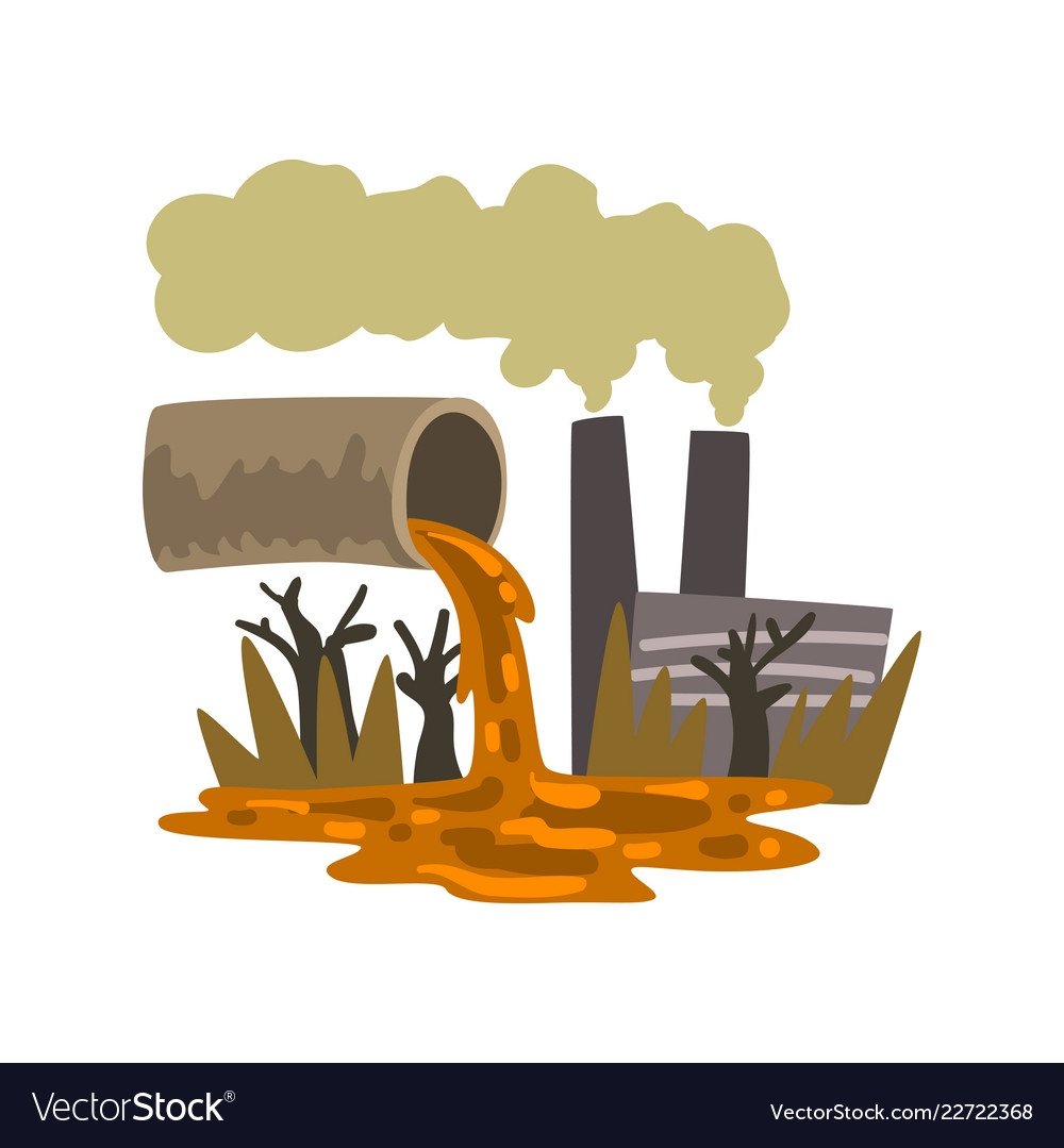 Плохая окружающая среда вектор