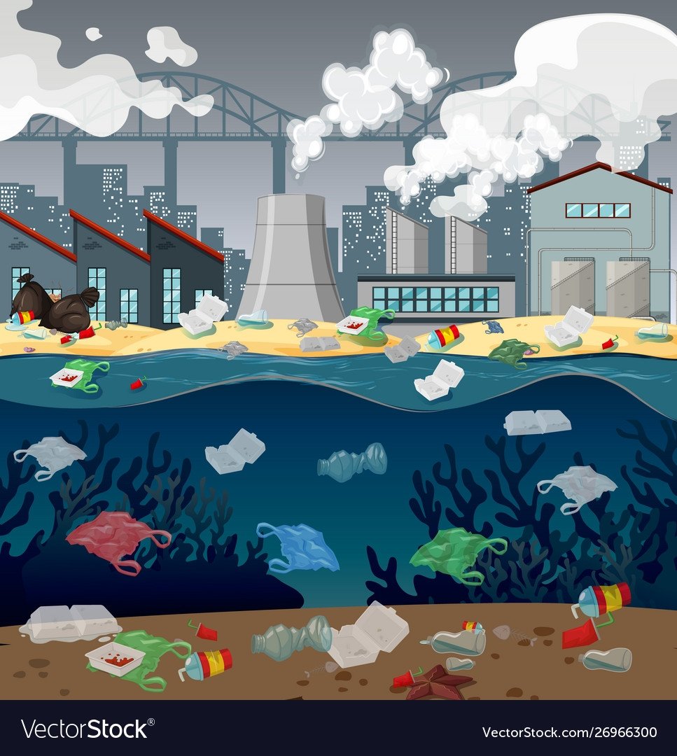 Загрязнения мультяшные