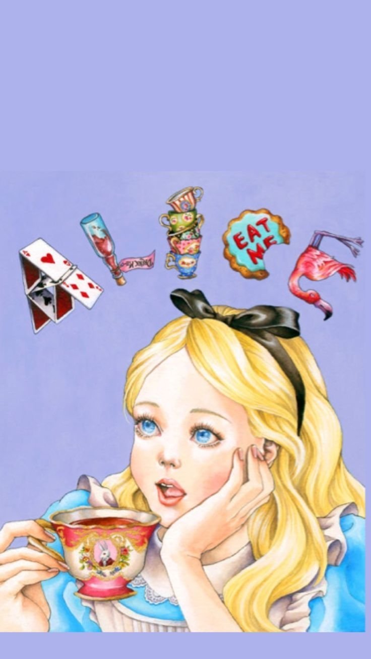 Алиса в стране чудес рисунки иллюстрации