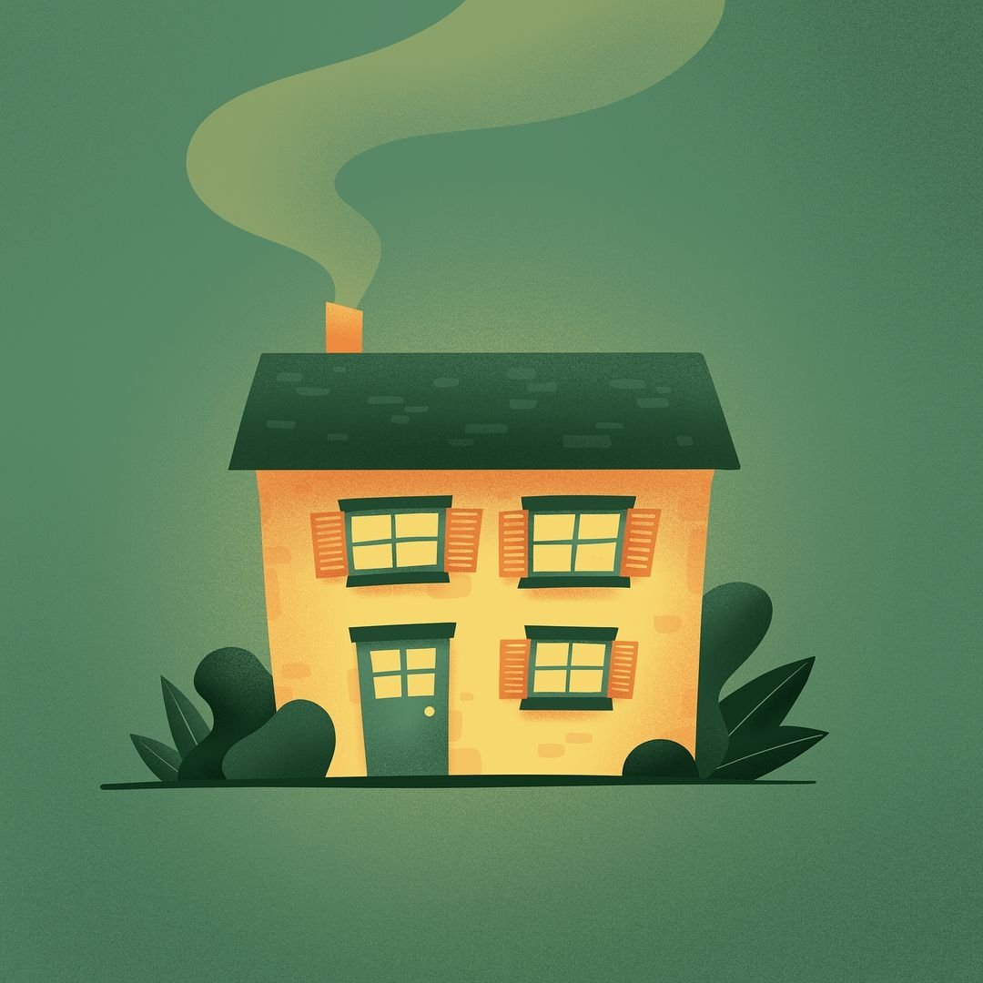 Домик в адоб иллюстратор