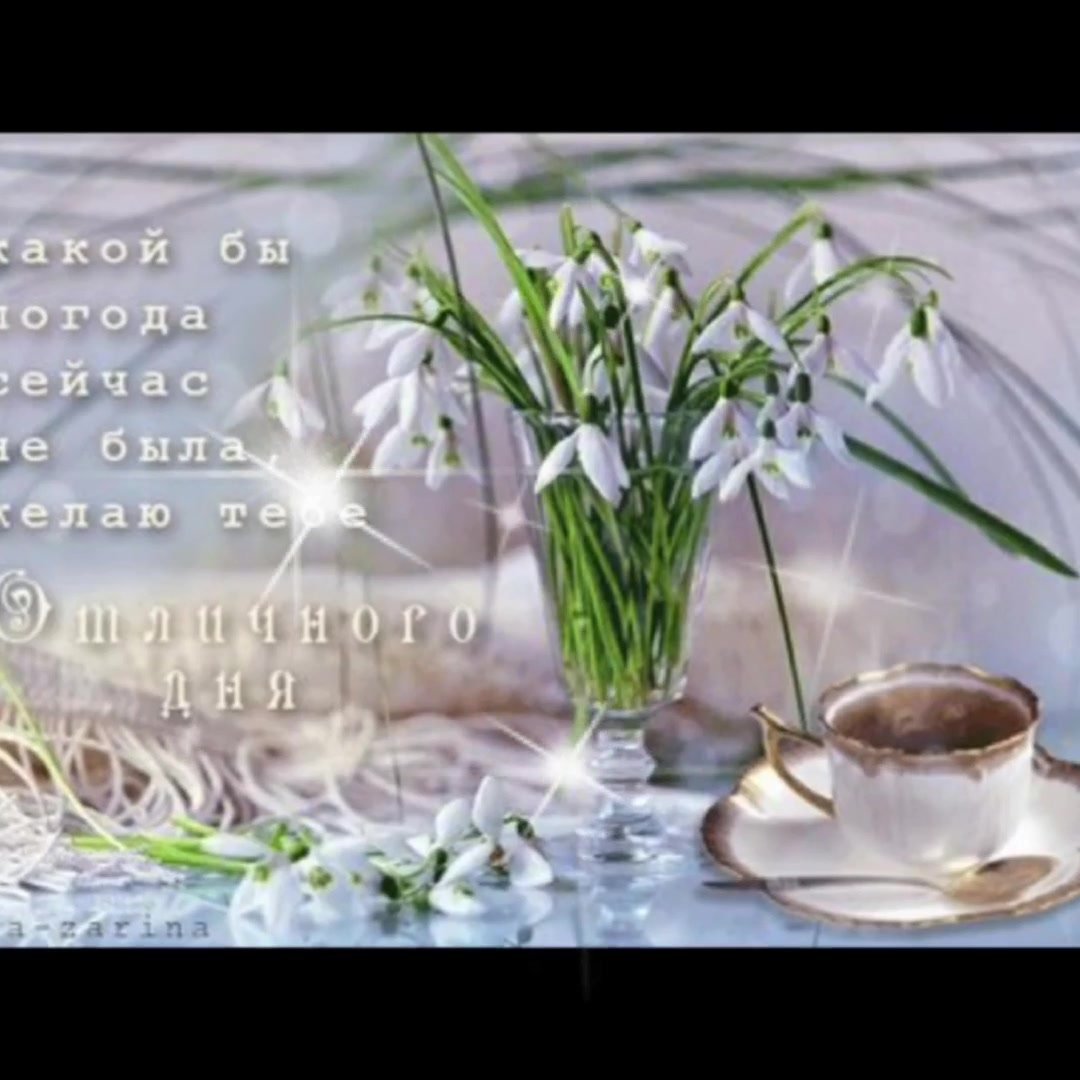 Доброе утро благословенного дня