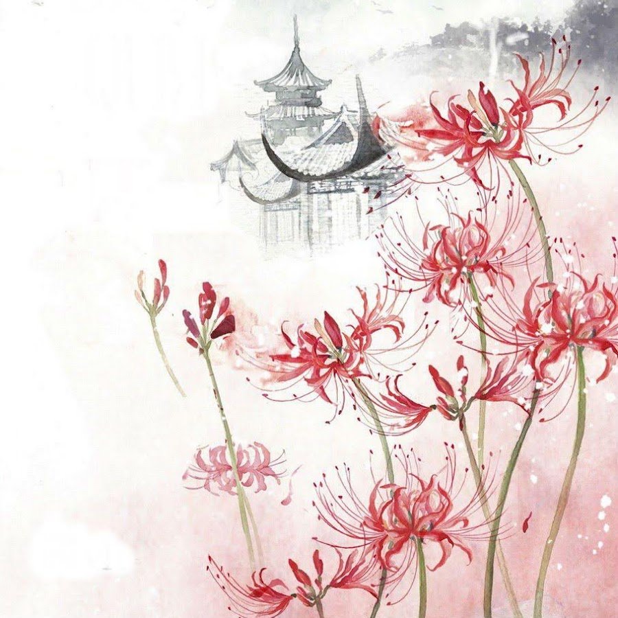 Ликорис китайская живопись