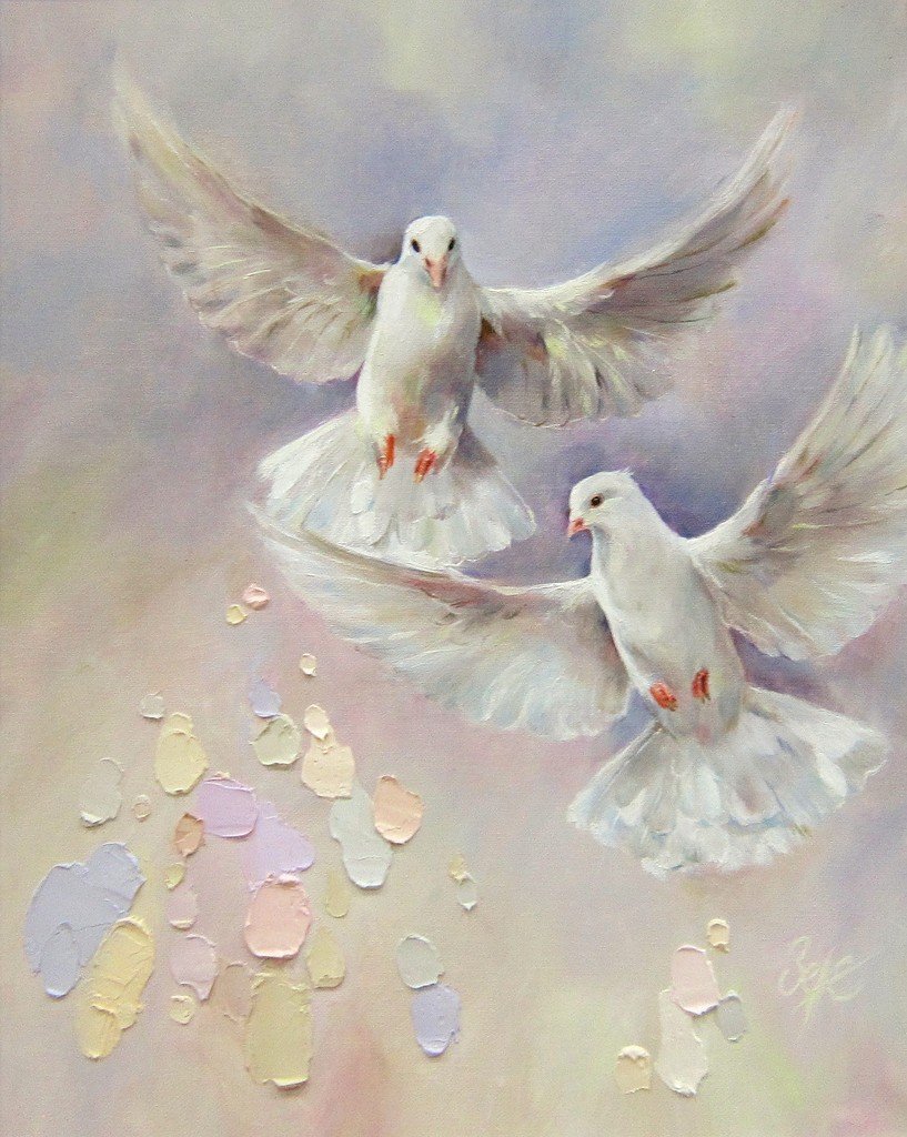 Голуби в живописи