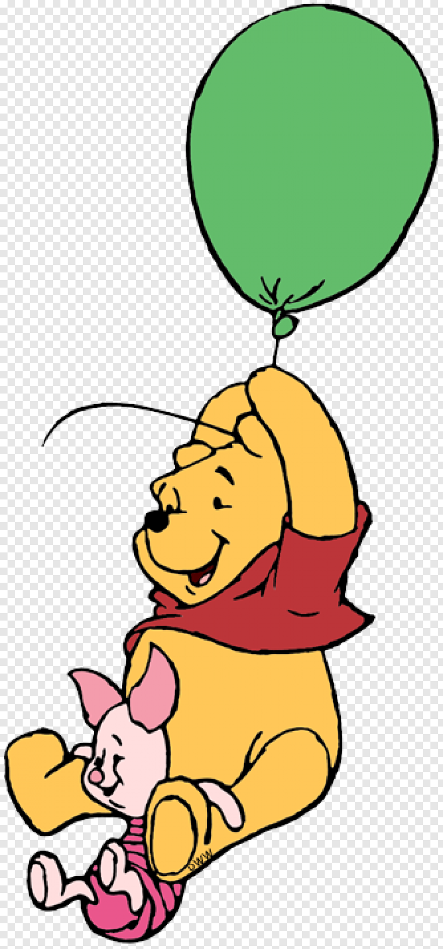 Винни пух и пяточек с шариком