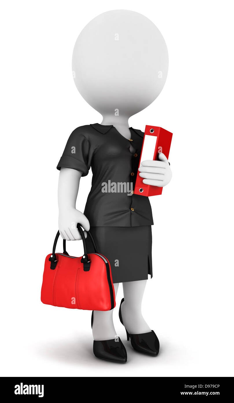 Белый человечек в костюме