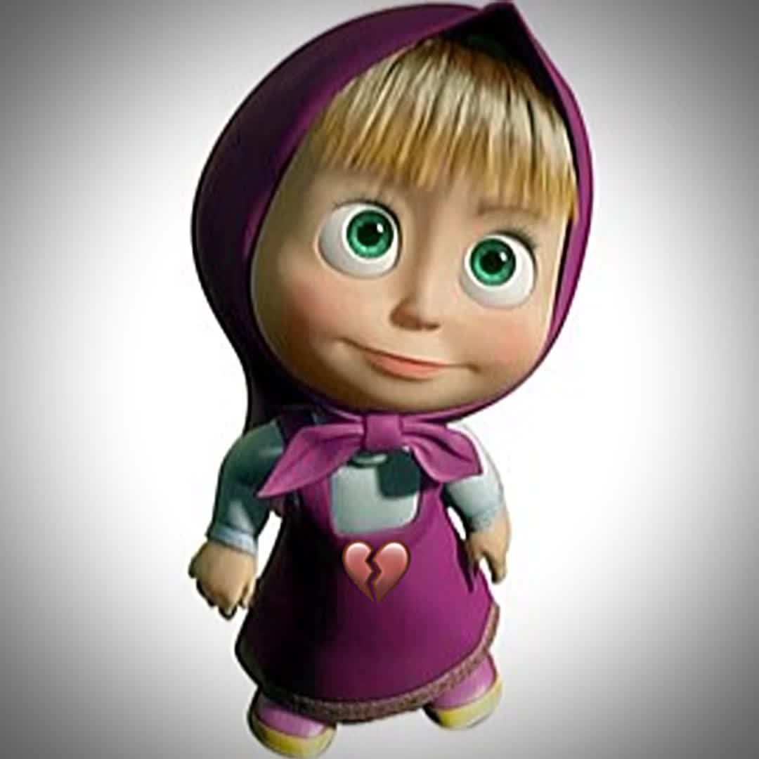 Маша из мультика Маша и медведь анимация