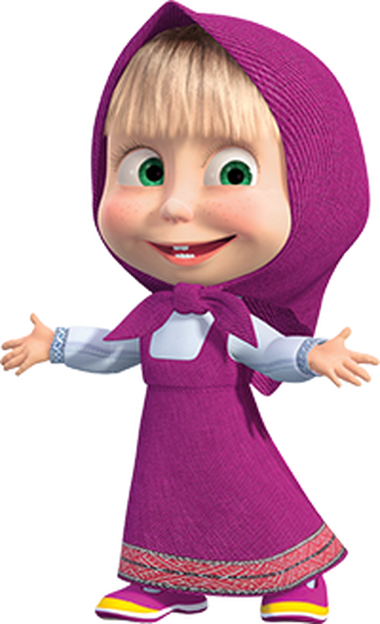 Маша из Маша и медведь лицо