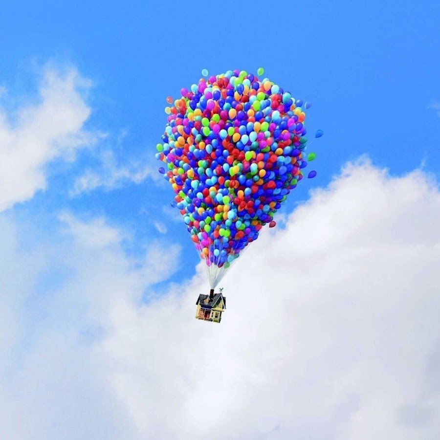 Трость с шариками из мультика вверх