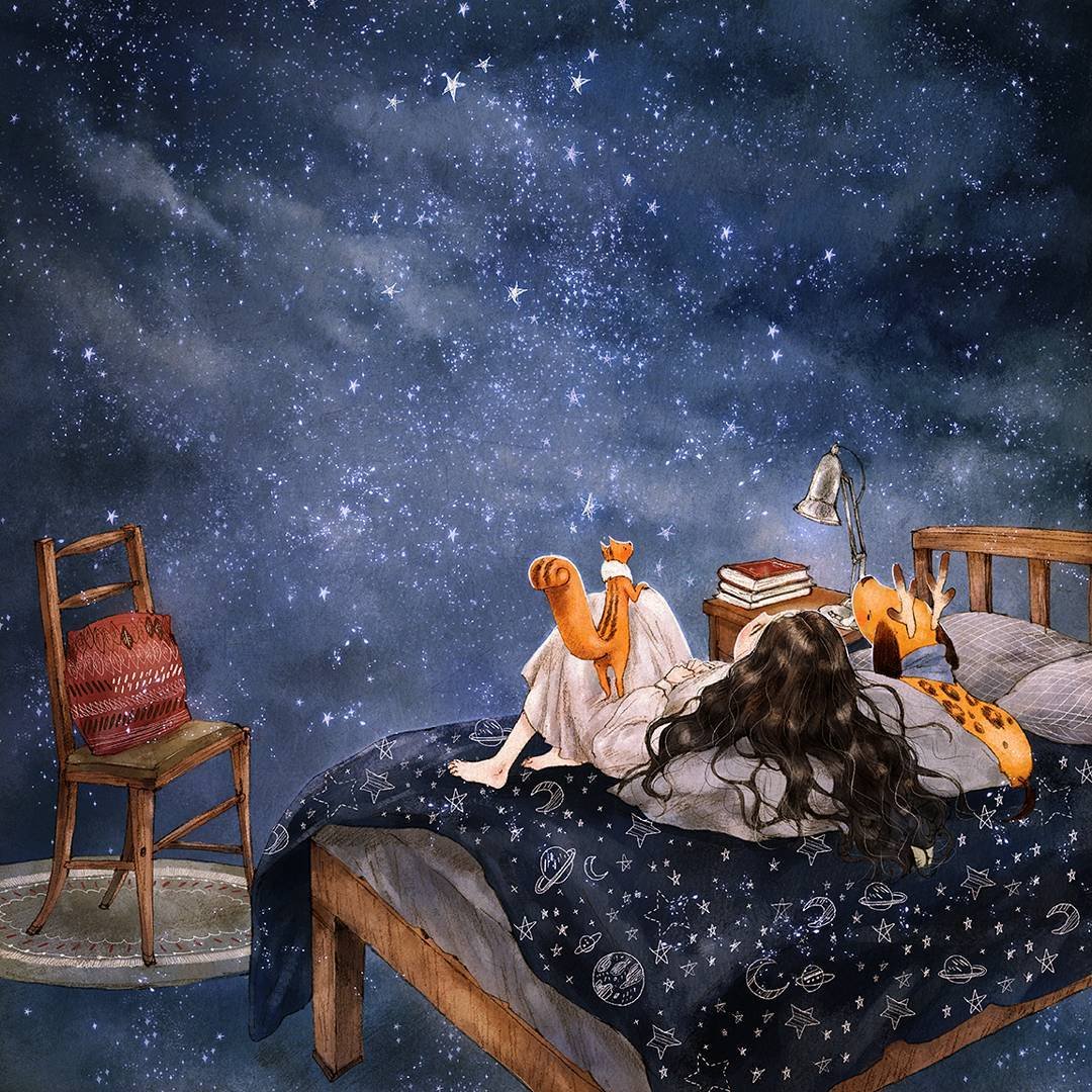 Спокойной ночи иллюстрации