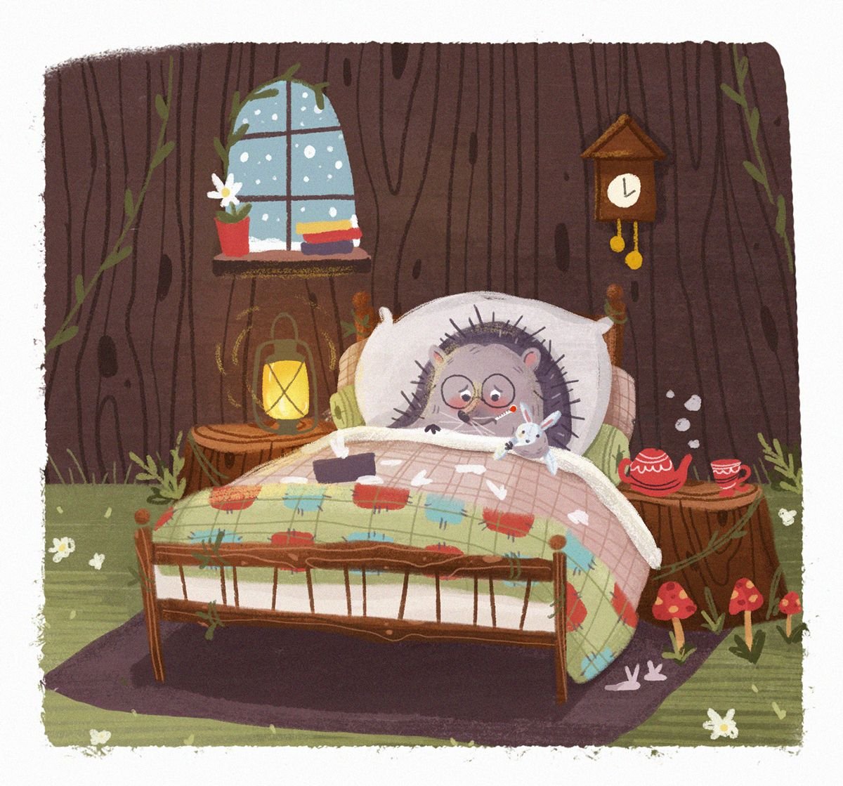 Оригинально спокойной ночи