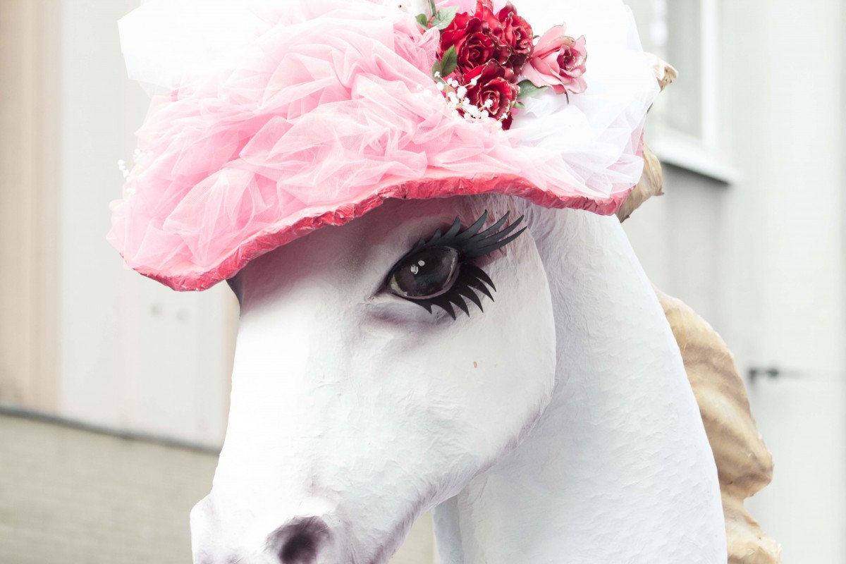 Лошадка в шляпке