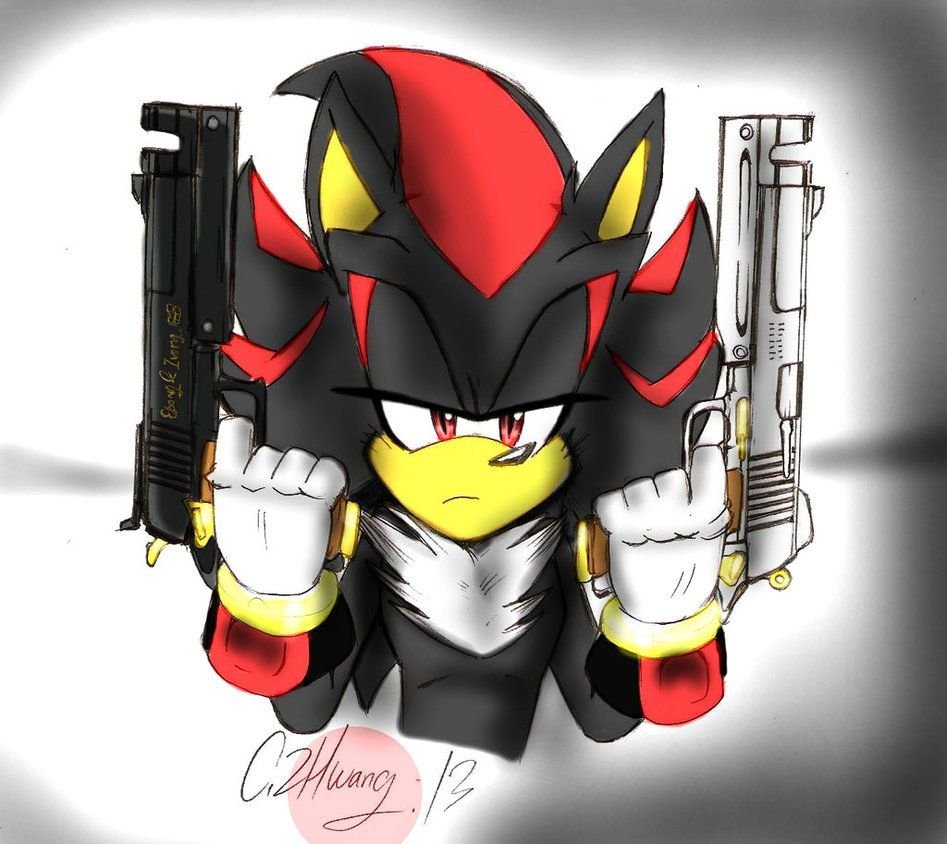 Шедоу с оружием