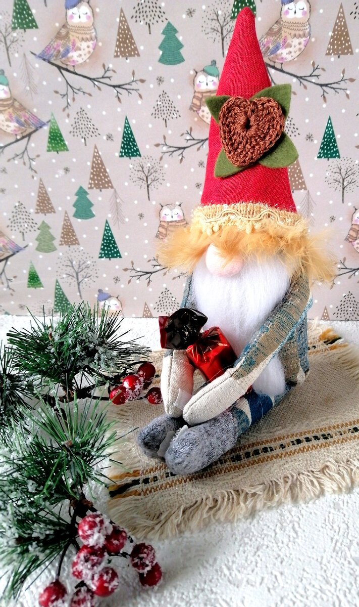 Рождественский Гном Стикеры