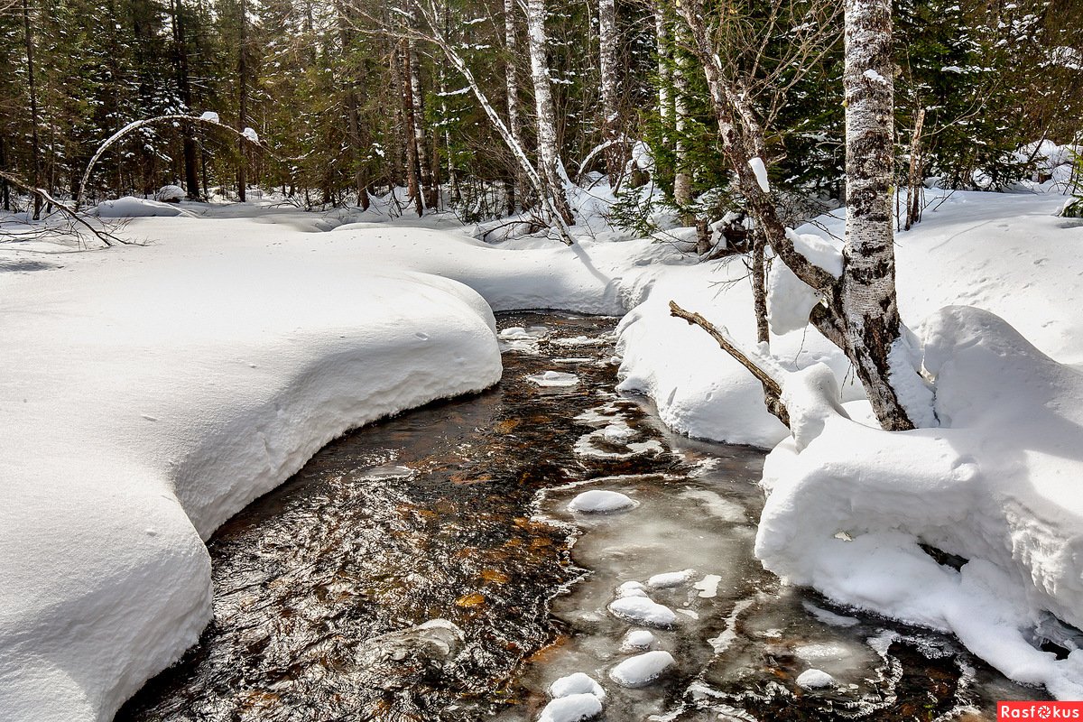 Снег весной