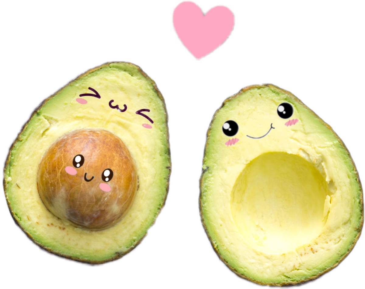 Наклейки "авокадо"