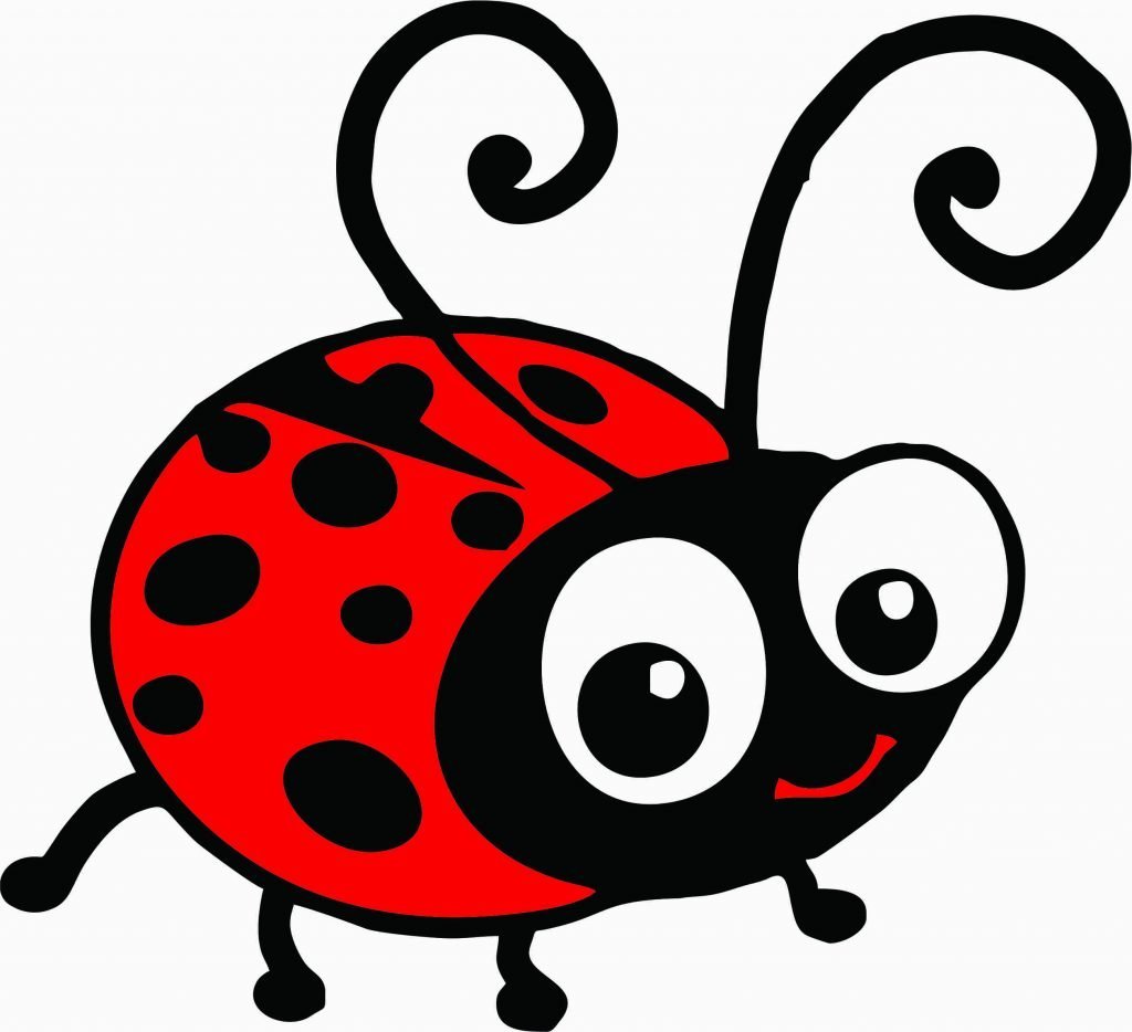 Аппликация для малышей Божья коровка