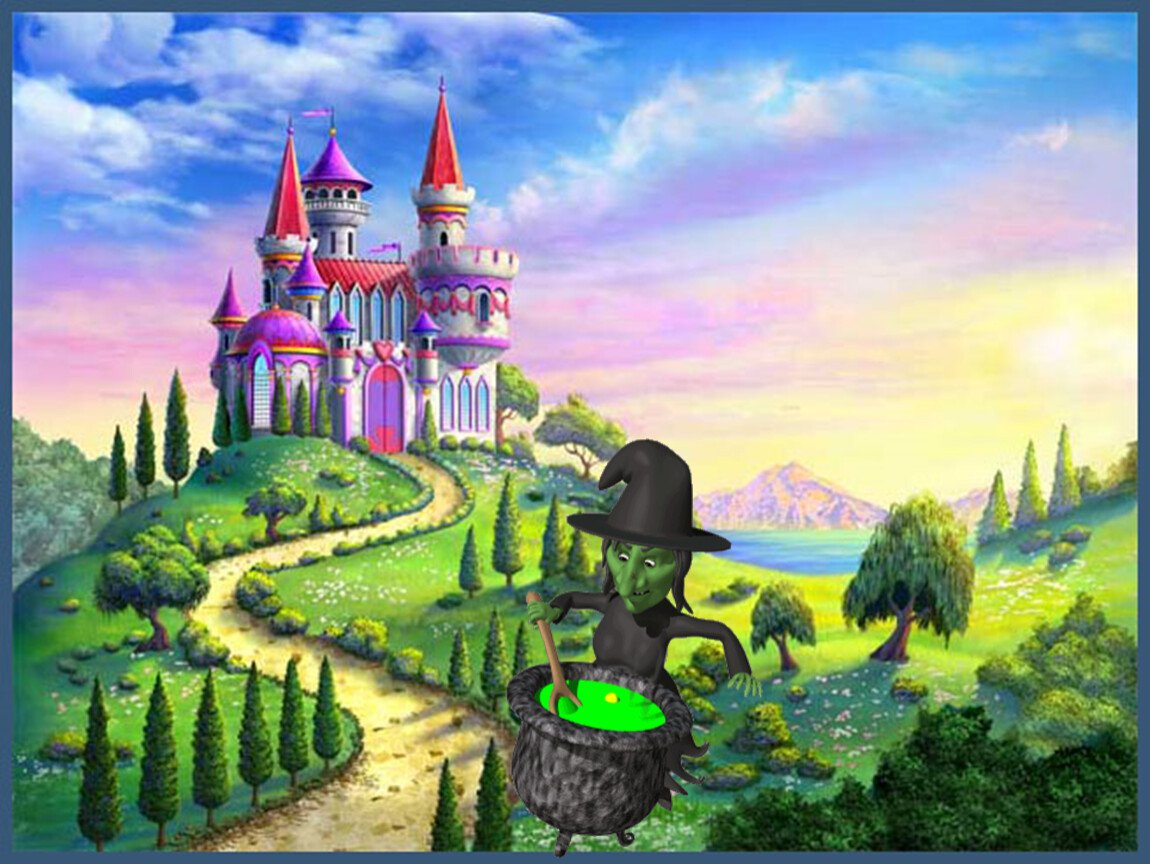 Тридевятое царство дворец акверель