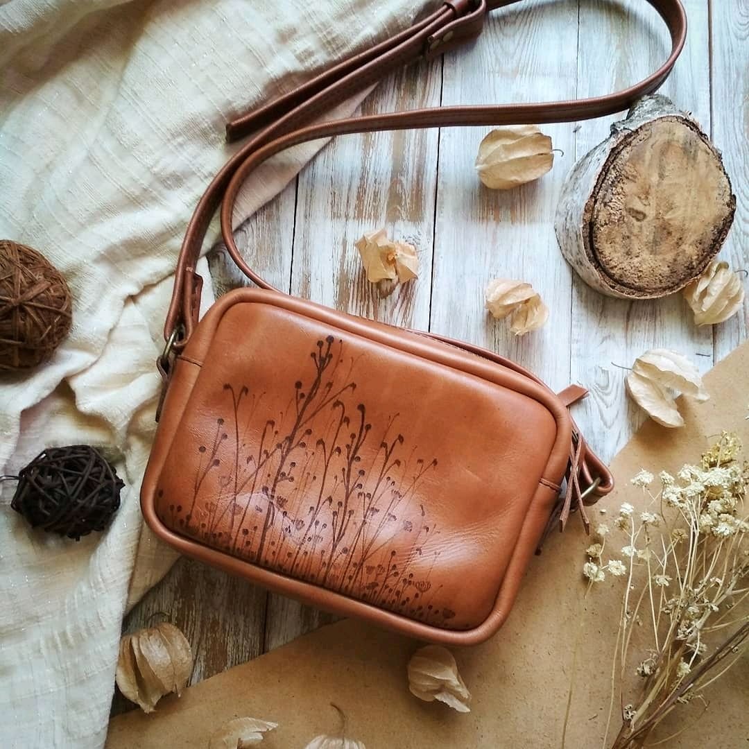 Кожаная сумка