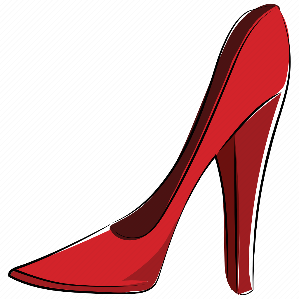 Туфли на шпильке вектор