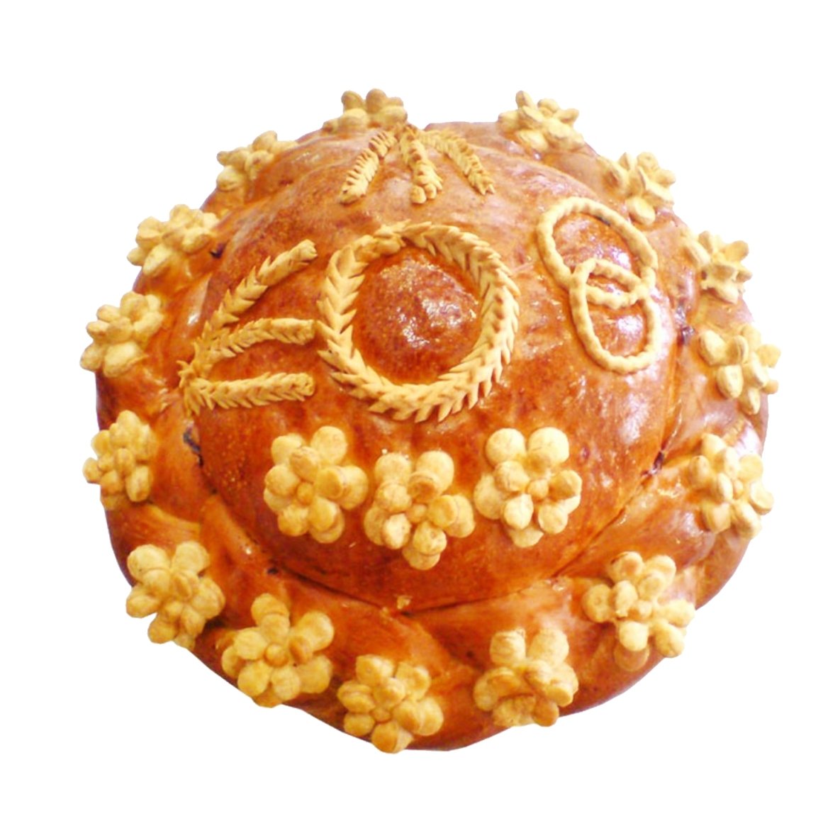 Пирог на белом фоне