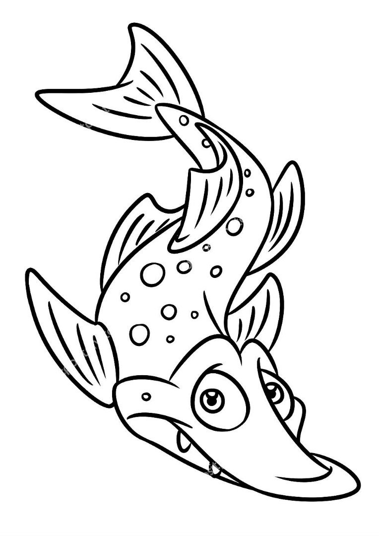 Гравировка рыба