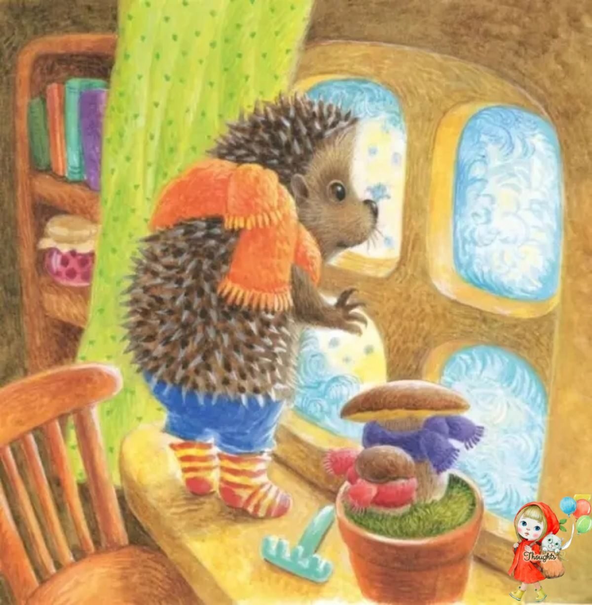 Ёжик для рисования детям