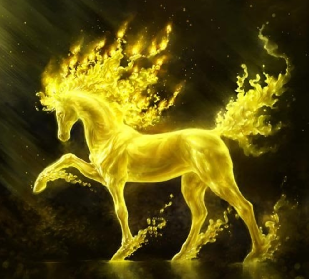 Кобылица с золотой гривой