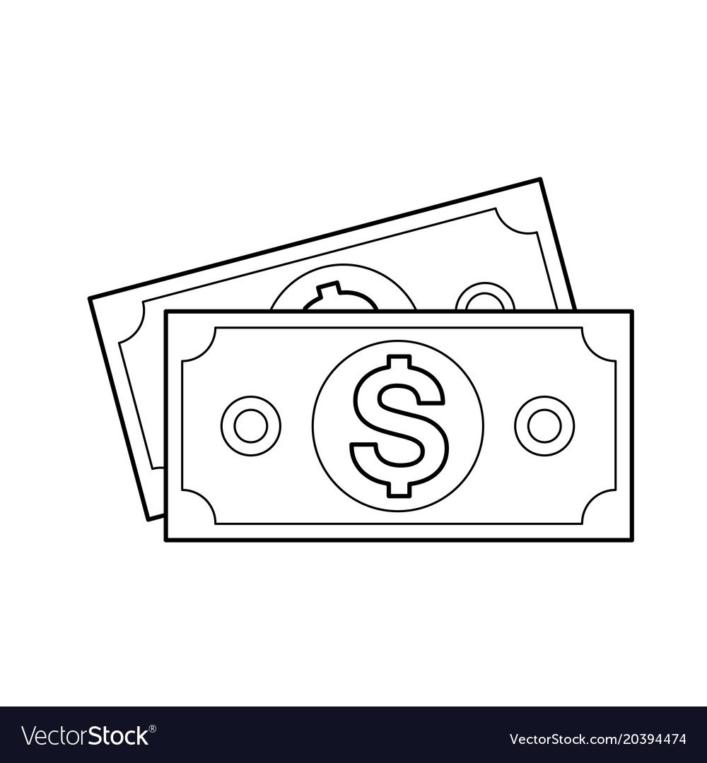 Нарисовать доллар купюру