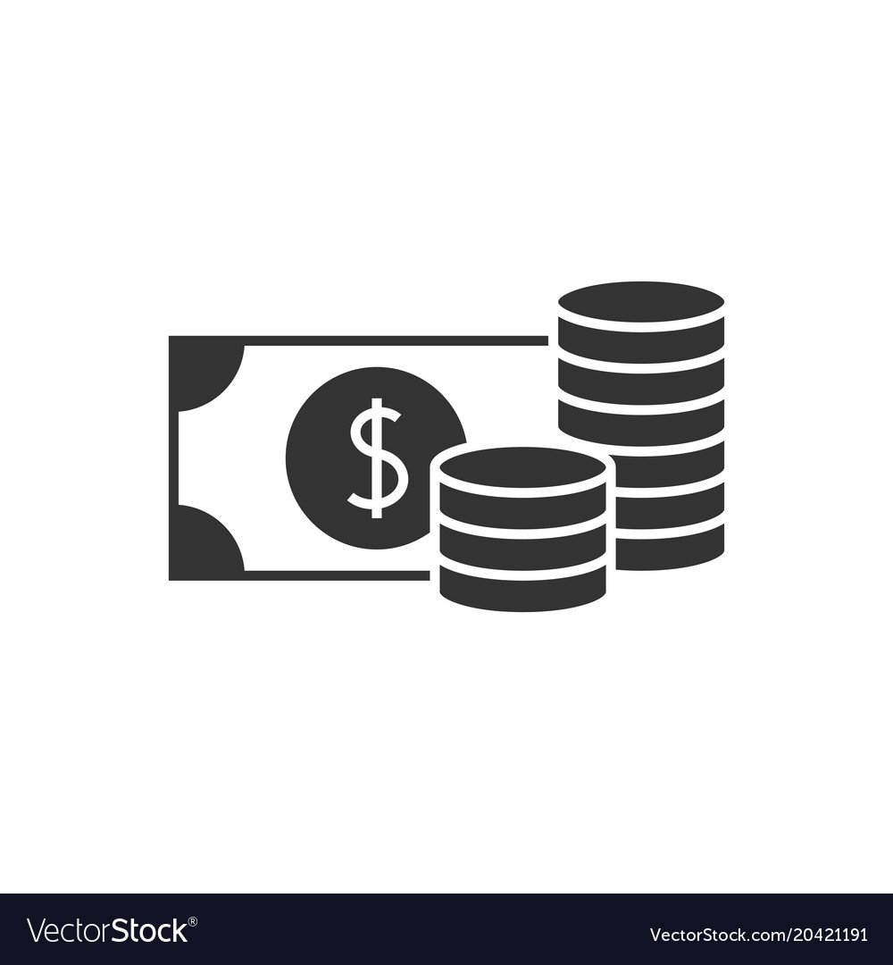 Стикер деньги черно белый