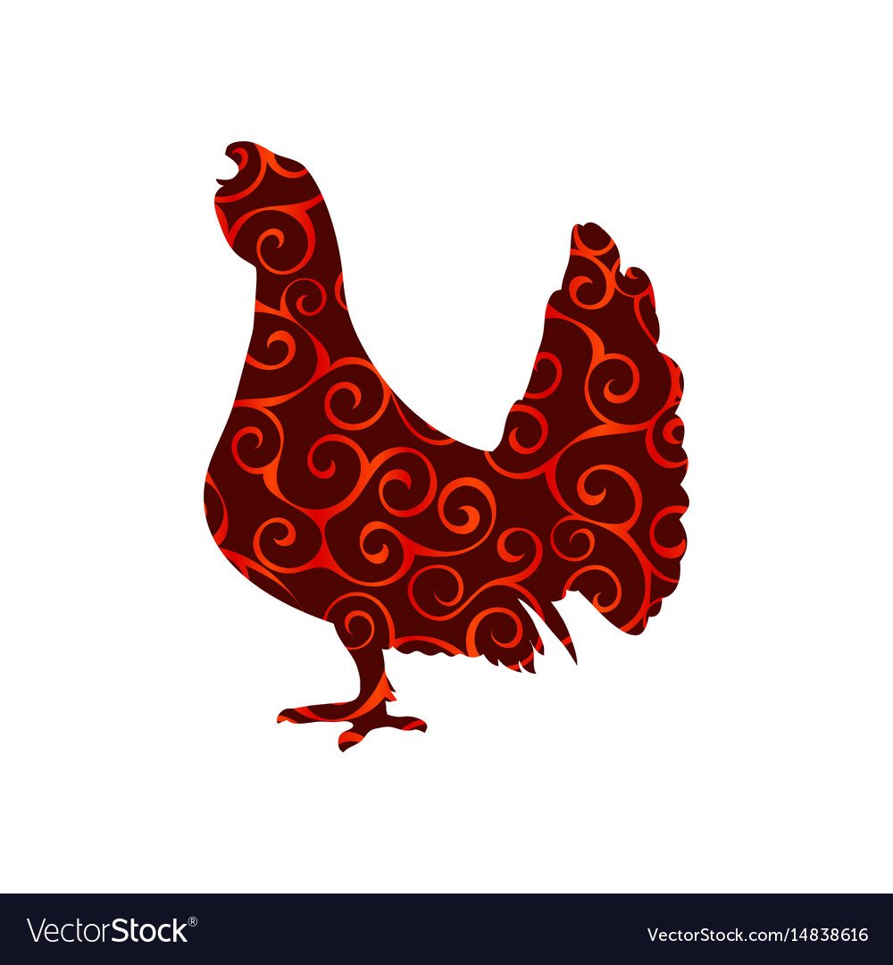 Глухарь силуэт вектор