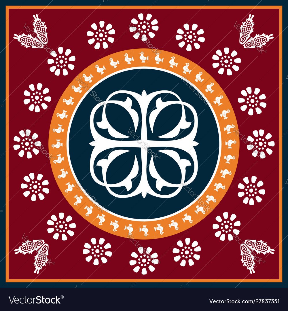 Грузинский орнамент Борджгали