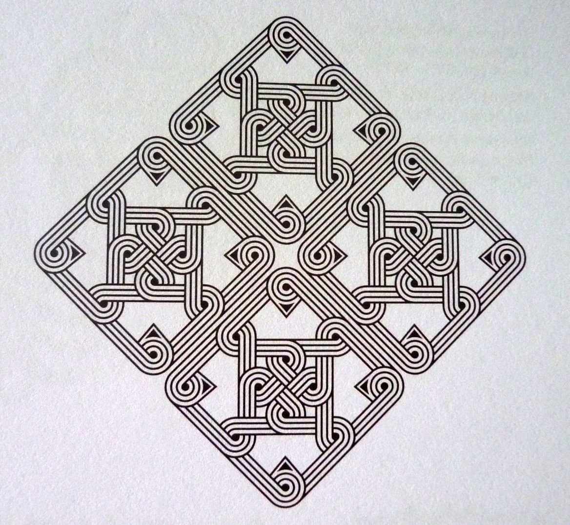 Грузинский орнамент Борджоли