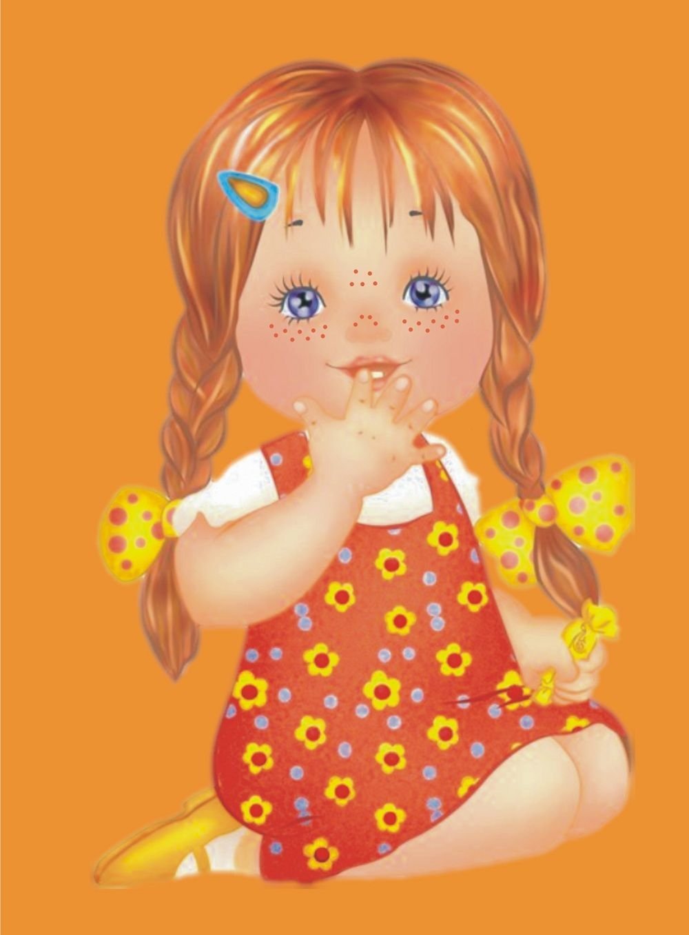 Опрятная девочка