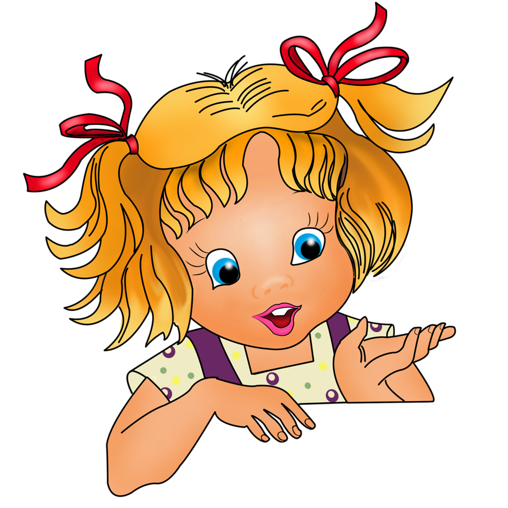 Девочка вектор на прозрачном фоне