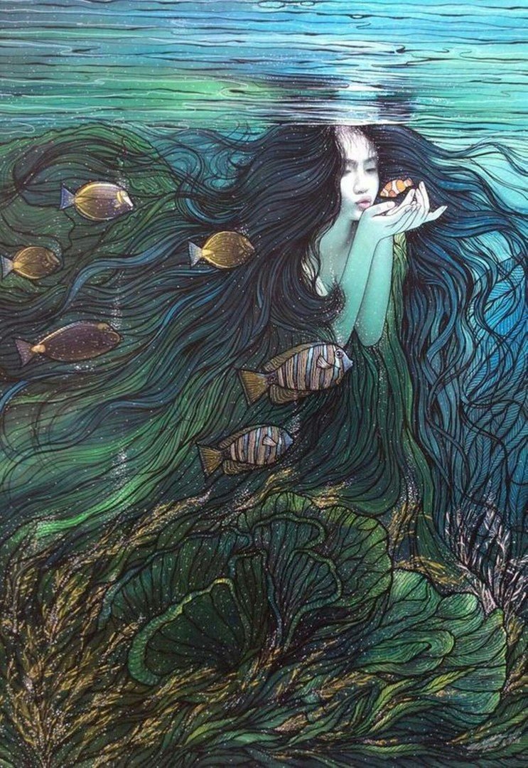 Густав климт русалки