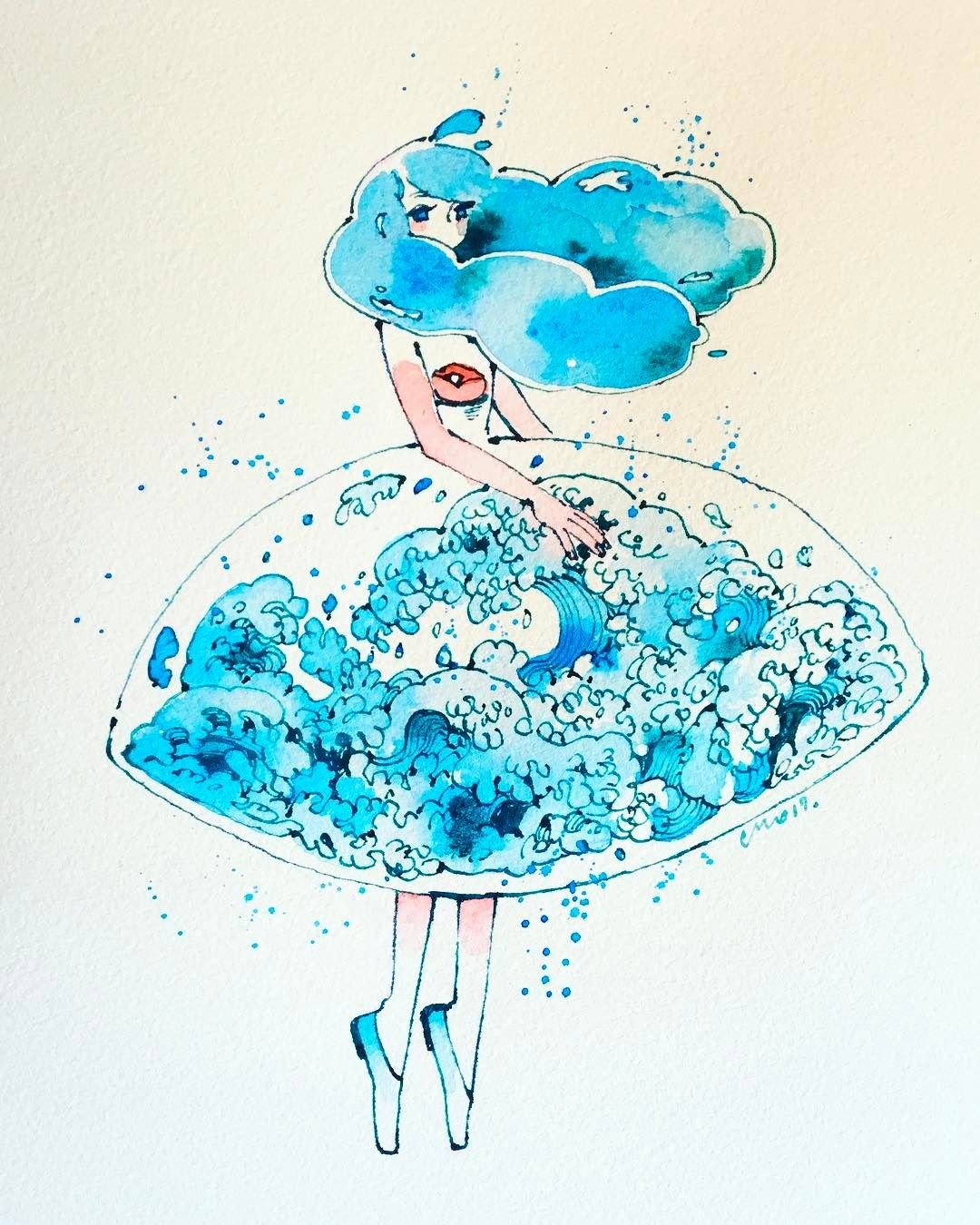 Зарисовки воды милые