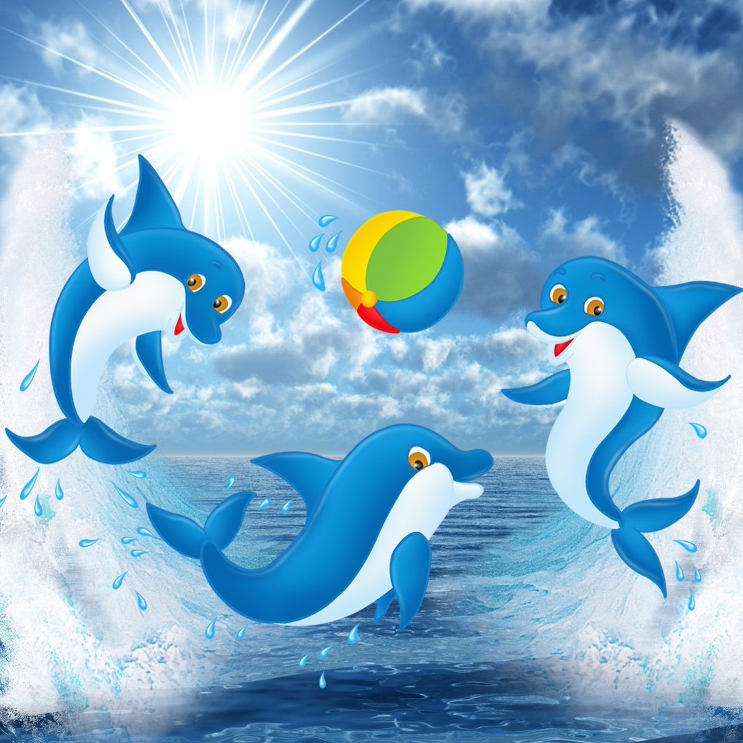 Группа дельфинчики эмблема