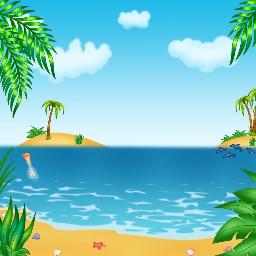 Океан мультяшный