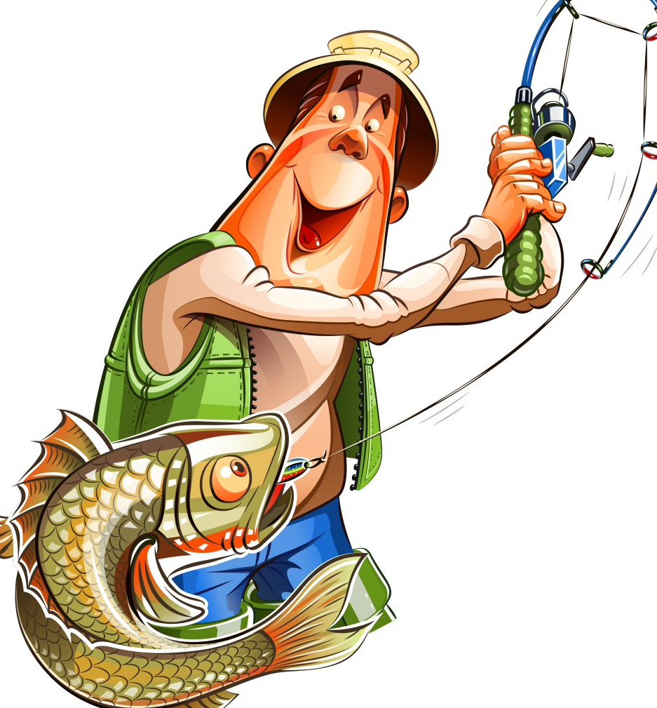 Рыбалка логотип круглый