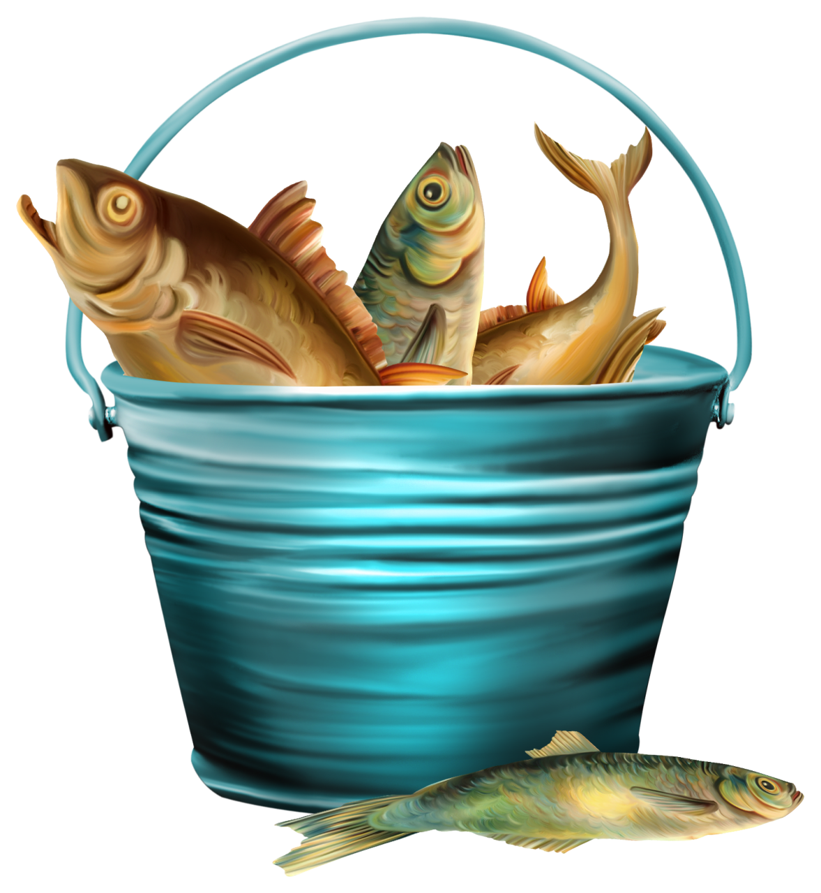 Рыбак мультяшный