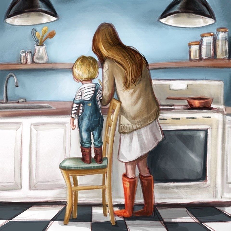 Girly_m Sarra Art мама и дочка