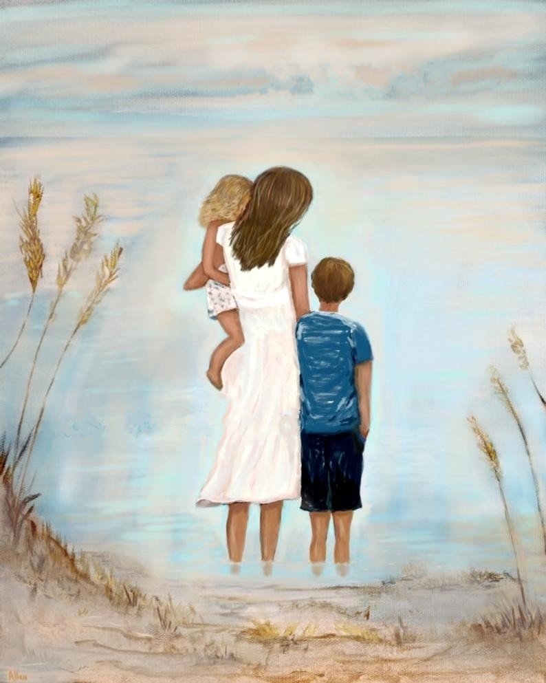 Мама и ребенок иллюстрация