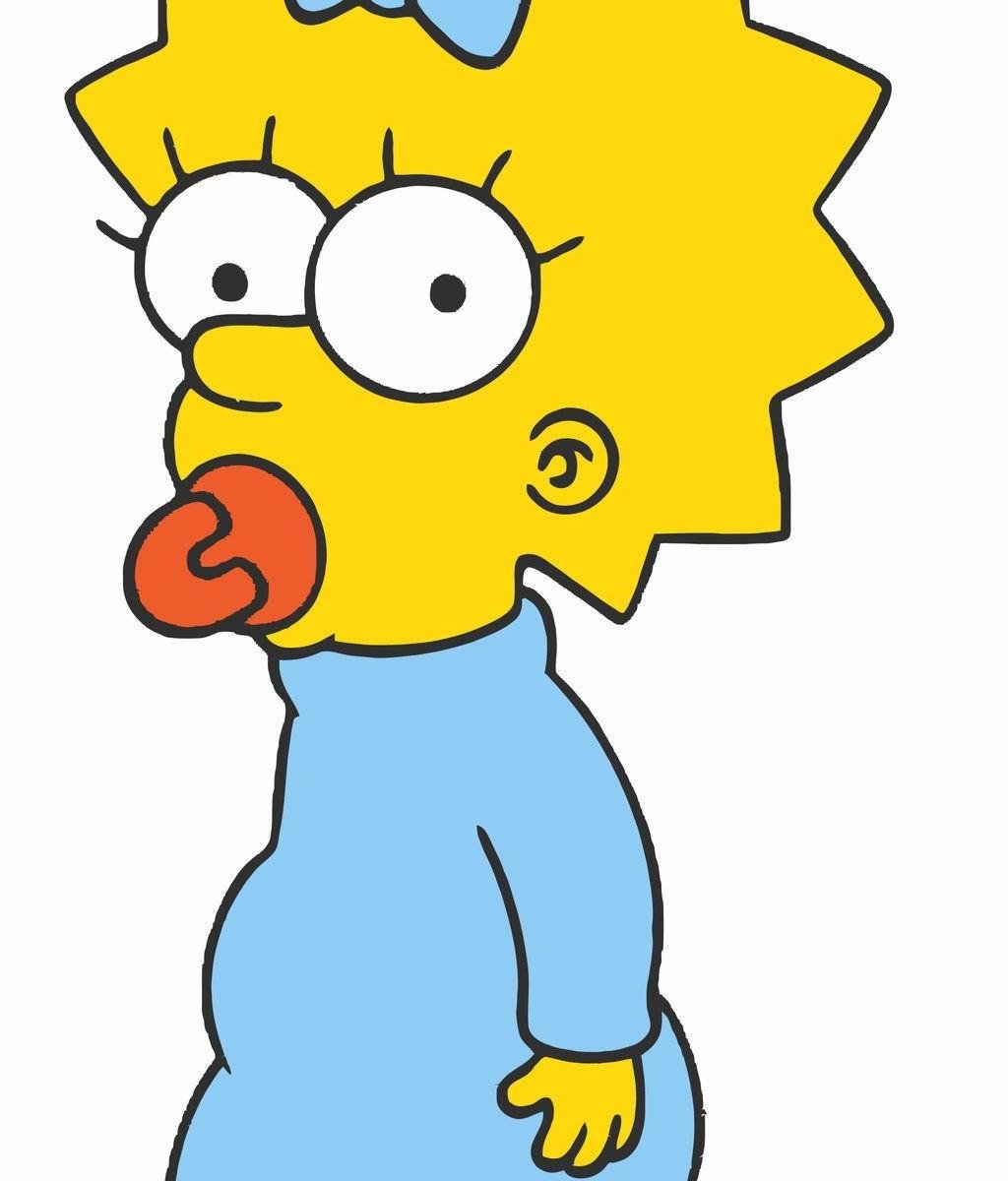 Малышка Мэгги симпсон