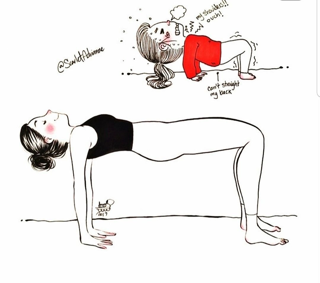 Комиксы про йогу