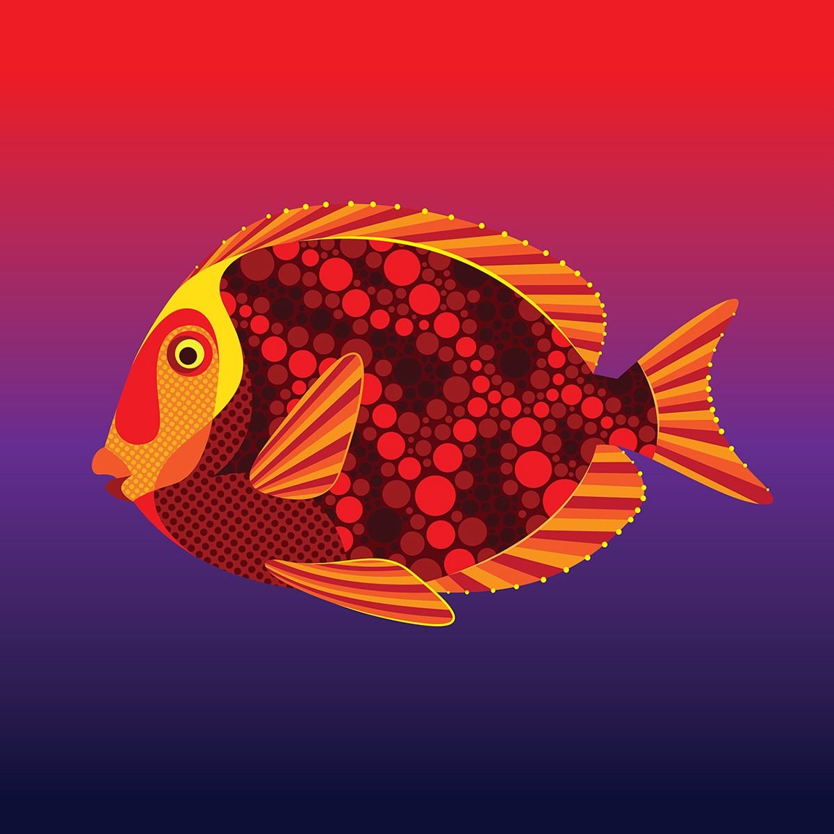 Цветные рыбки