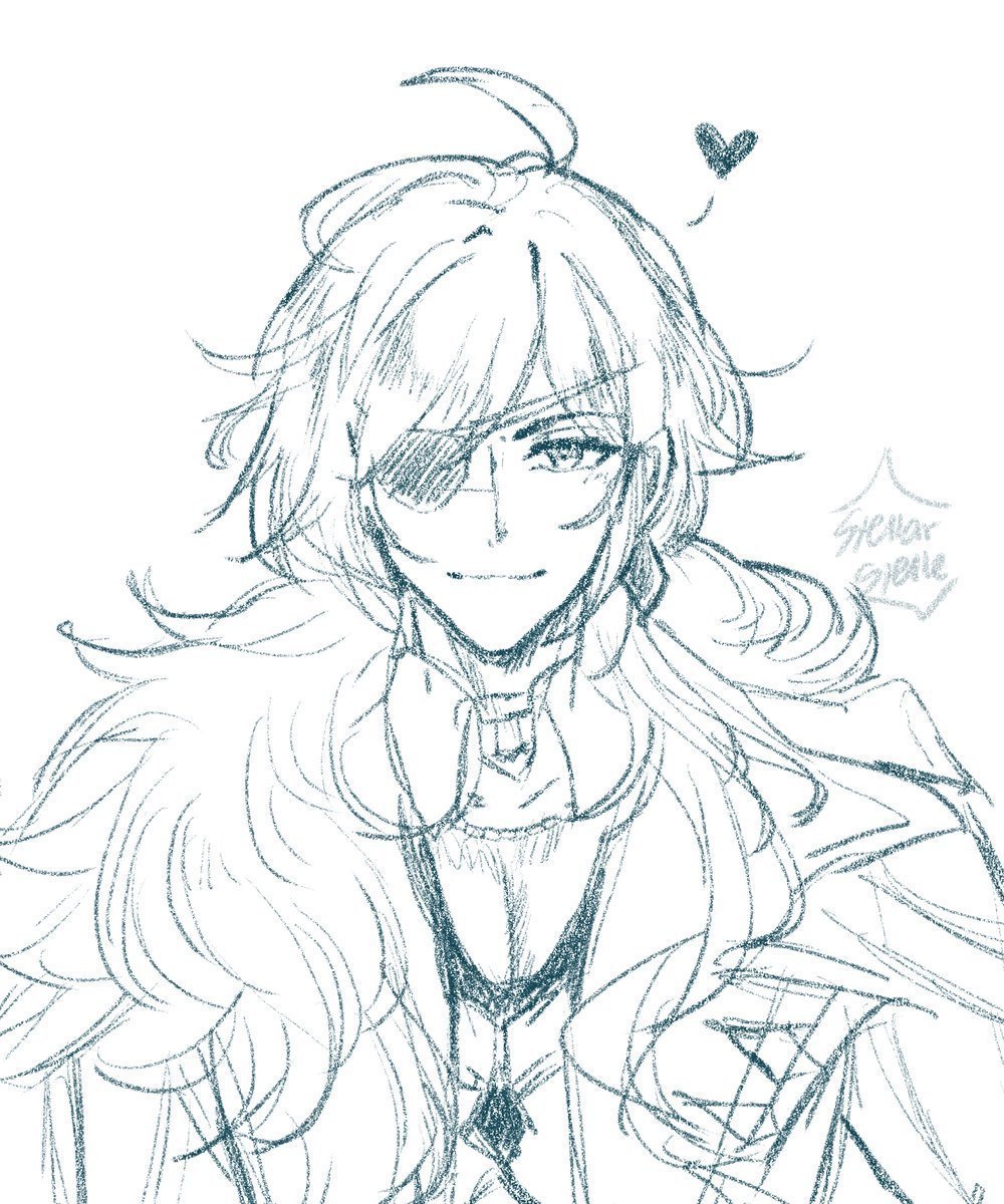 Сяо черно белый Геншин Импакт