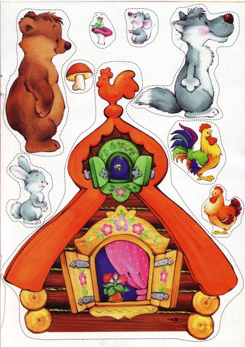 Теремок мультяшный