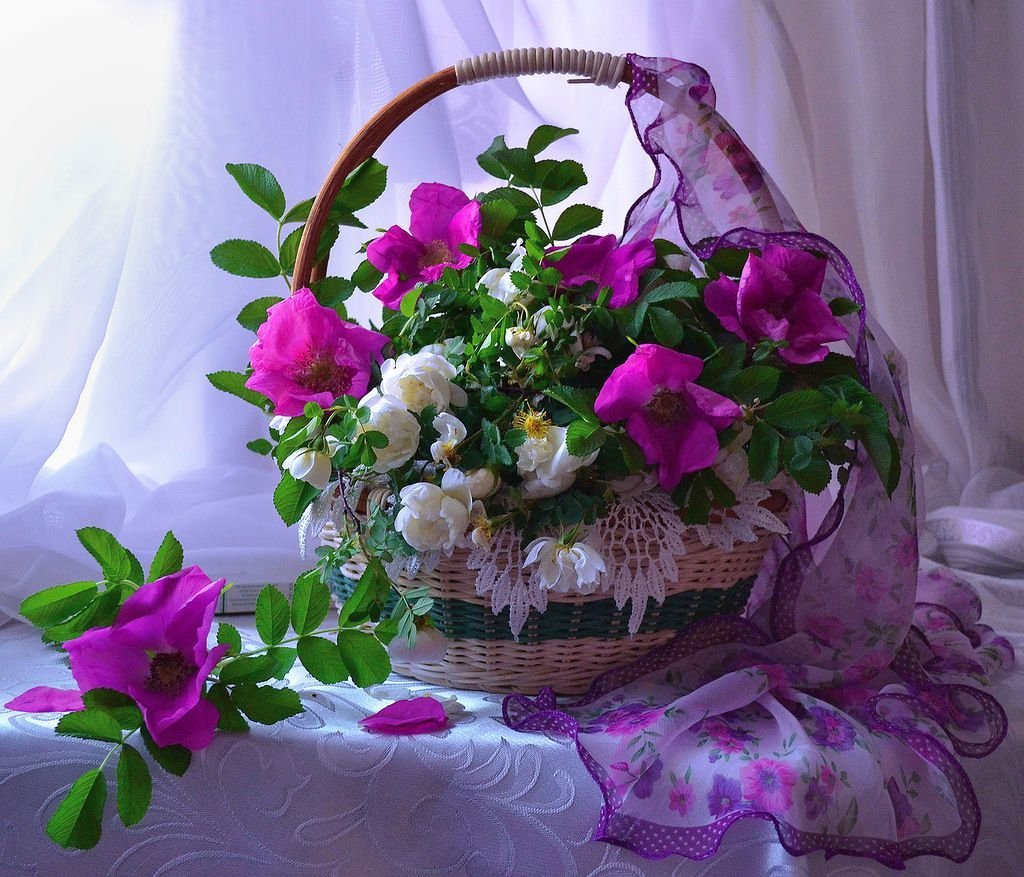 Весенние зимние букеты